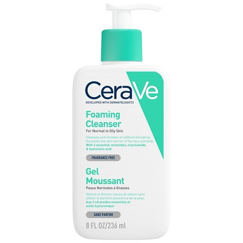 Sữa rửa mặt Cerave Foaming Facial Cleanser cho da dầu dạng gel tạo bọt